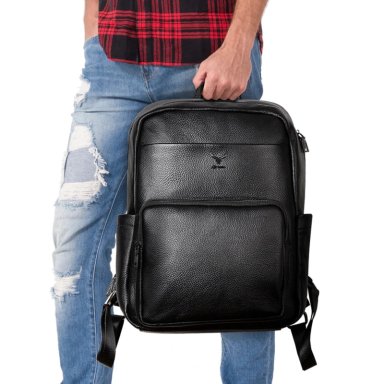 MOCHILA DE CUERO VACUNO MH658