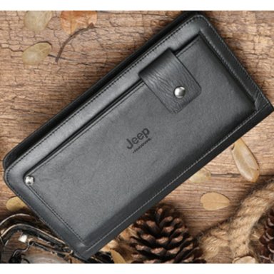 BILLETERA DE CUERO VACUNO EJECUTIVA 9019. AMPLIA CAPACIDAD