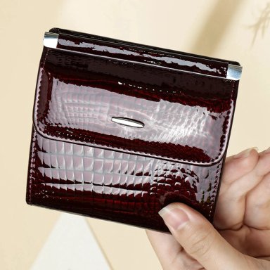 BILLETERA DE CUERO VACUNO 1100 CON RFID. MUJER