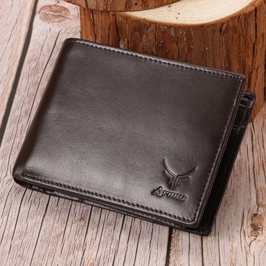 BILLETERA DE CUERO VACUNO ESTILO CLÁSICO BP945. RFID Y MAYOR CAPACIDAD