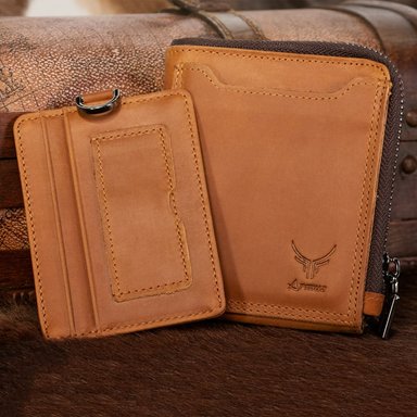 BILLETERA DE CUERO VACUNO DE ALTA GAMA BP905 RFID DISEÑO MODERNO
