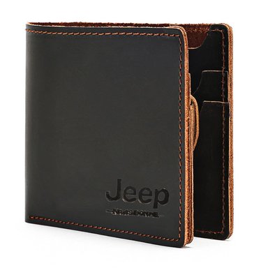 BILLETERA J-KAVIS DE CUERO VACUNO ESTILO RETRO 1252