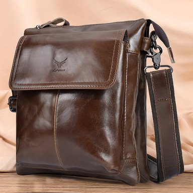 MORRAL DE CUERO VACUNO PREMIUM MH553