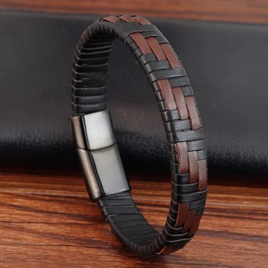 PULSERA DE CUERO CRISTÓBAL