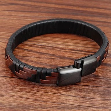 PULSERA DE CUERO CRISTÓBAL - 2