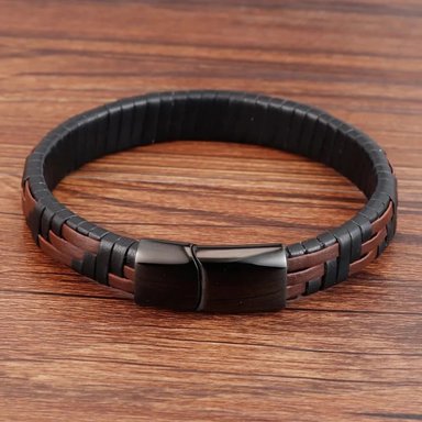 PULSERA DE CUERO CRISTÓBAL - 3