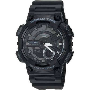 RELOJ CASIO HOMBRE ANÁLOGO AEQ-110W-1BV