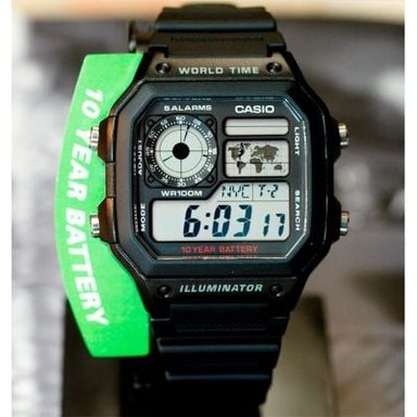 RELOJ CASIO HOMBRE DIGITAL AE-1200WH-1AV - 3
