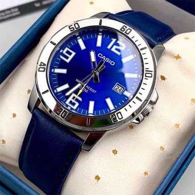 RELOJ CASIO HOMBRE ANÁLOGO MTP-VD01L-2BV AZUL - 2