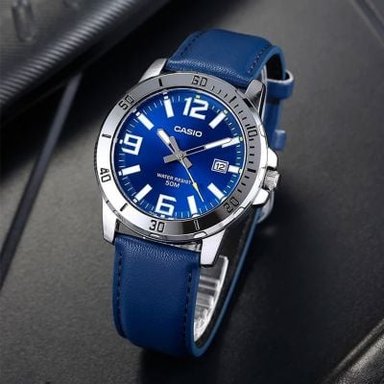 RELOJ CASIO HOMBRE ANÁLOGO MTP-VD01L-2BV AZUL - 3