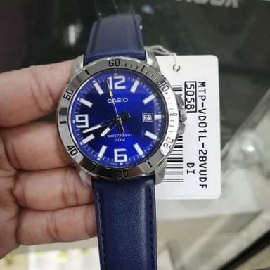 RELOJ CASIO HOMBRE ANÁLOGO MTP-VD01L-2BV AZUL - 4