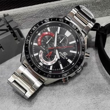 RELOJ CASIO HOMBRE ANÁLOGO EDIFICE EFV-620D-1A4V PLATEADO - 6