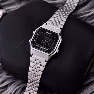 RELOJ CASIO MUJER DIGITAL LA680WA-1B - 3
