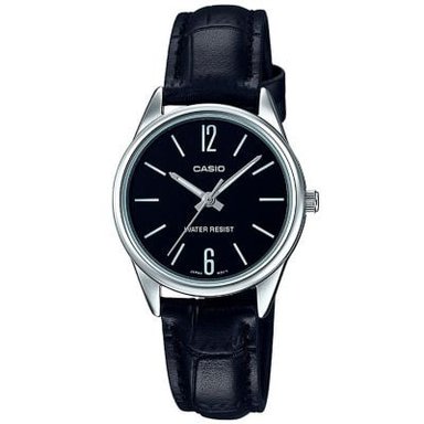 RELOJ CASIO MUJER ANÁLOGO LTP-V005L-1B NEGRO