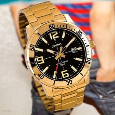 RELOJ CASIO HOMBRE ANÁLOGO MTP-VD01G-1BV - 4