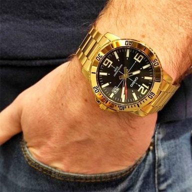 RELOJ CASIO HOMBRE ANÁLOGO MTP-VD01G-1BV - 6