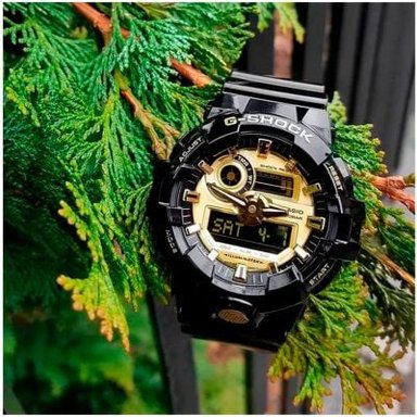 RELOJ CASIO G-SHOCK HOMBRE ANÁLOGO GA-710GB-1A - 3