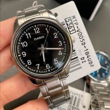 RELOJ CASIO HOMBRE ANÁLOGO MTP-V005D-1B4 PLATEADO - 3