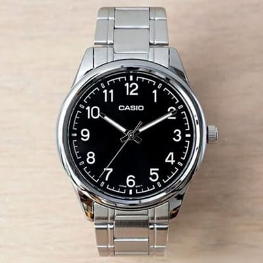 RELOJ CASIO HOMBRE ANÁLOGO MTP-V005D-1B4 PLATEADO - 5