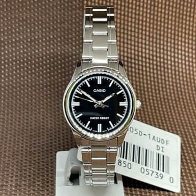 RELOJ CASIO MUJER ANÁLOGO LTP-V005D-1A PLATEADO - 3