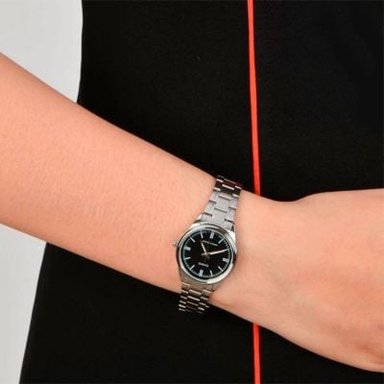 RELOJ CASIO MUJER ANÁLOGO LTP-V005D-1A PLATEADO - 4