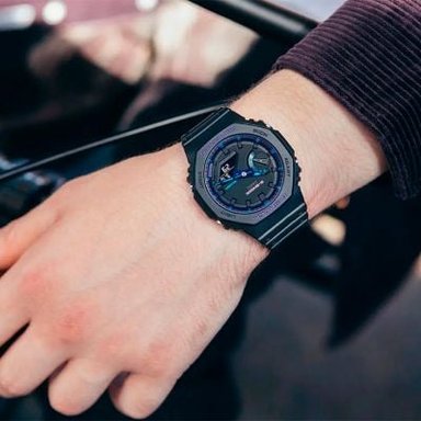 RELOJ CASIO G-SHOCK HOMBRE ANÁLOGO GA-2100VB-1A - 4