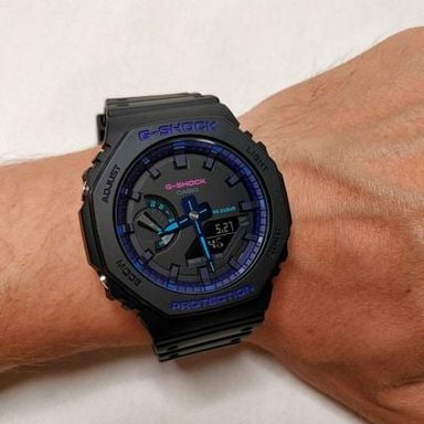 RELOJ CASIO G-SHOCK HOMBRE ANÁLOGO GA-2100VB-1A - 5