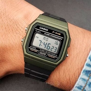 RELOJ CASIO UNISEX DIGITAL F-91WM-3A - 4