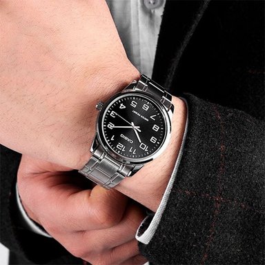 RELOJ CASIO HOMBRE ANÁLOGO MTP-V001D-1B - 4