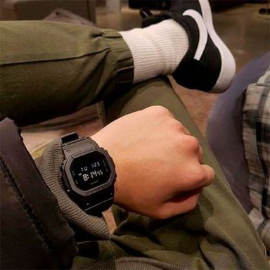 RELOJ CASIO G-SHOCK HOMBRE DIGITAL DW-5600BB-1 - 6