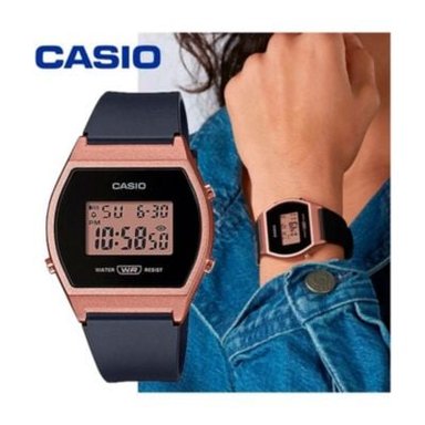 RELOJ CASIO MUJER DIGITAL LW-204-1A NEGRO - 3