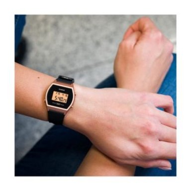 RELOJ CASIO MUJER DIGITAL LW-204-1A NEGRO - 5