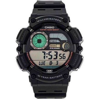 RELOJ CASIO HOMBRE DIGITAL WS-1500H-1AV FISHING GEAR