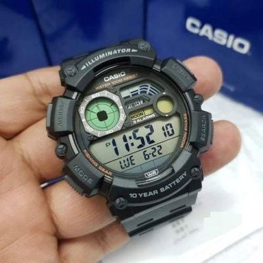RELOJ CASIO HOMBRE DIGITAL WS-1500H-1AV FISHING GEAR - 4
