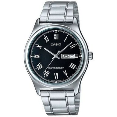 RELOJ CASIO HOMBRE ANÁLOGO MTP-V006D-1B PLATEADO