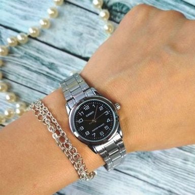 RELOJ CASIO MUJER ANÁLOGO LTP-V001D-1B - 5