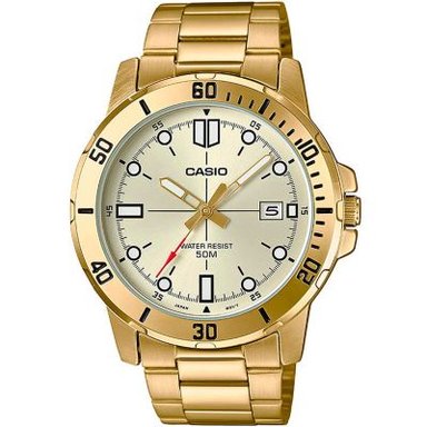 RELOJ CASIO HOMBRE ANÁLOGO MTP-VD01G-9EV DORADO