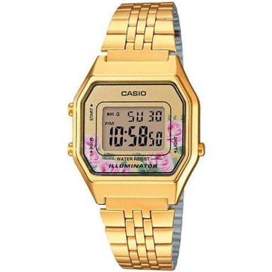RELOJ CASIO MUJER DIGITAL LA680WGA-4C DORADO - 1