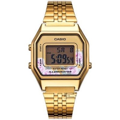 RELOJ CASIO MUJER DIGITAL LA680WGA-4C DORADO - 2