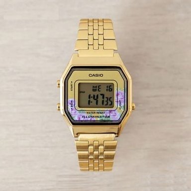 RELOJ CASIO MUJER DIGITAL LA680WGA-4C DORADO - 3