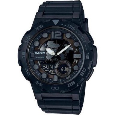 RELOJ CASIO HOMBRE ANÁLOGO AEQ-100W-1BV