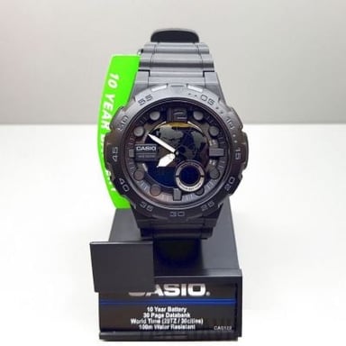 RELOJ CASIO HOMBRE ANÁLOGO AEQ-100W-1BV - 2