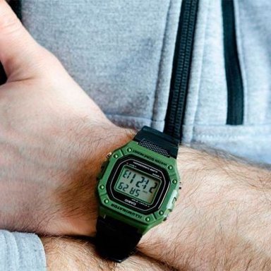 RELOJ CASIO HOMBRE DIGITAL W-218H-3AV - 4