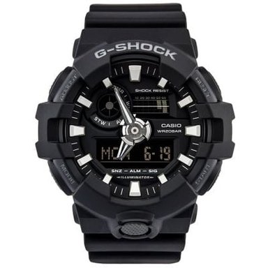 RELOJ CASIO G-SHOCK HOMBRE ANÁLOGO GA-700-1B NEGRO