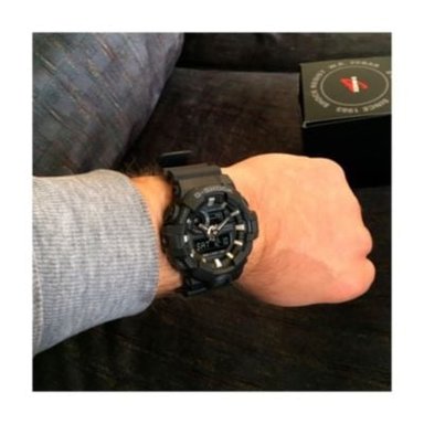 RELOJ CASIO G-SHOCK HOMBRE ANÁLOGO GA-700-1B NEGRO - 3