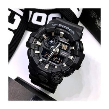 RELOJ CASIO G-SHOCK HOMBRE ANÁLOGO GA-700-1B NEGRO - 5
