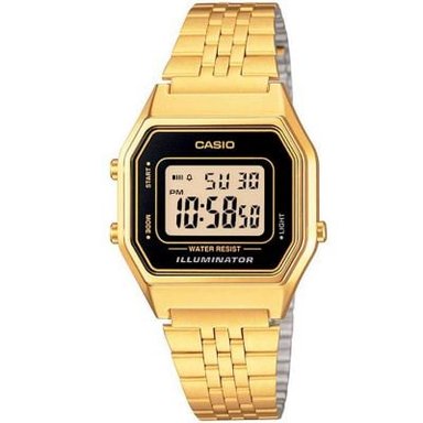 RELOJ CASIO MUJER DIGITAL LA680WGA-1D DORADO - 2