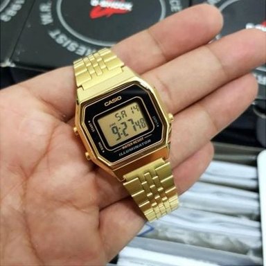 RELOJ CASIO MUJER DIGITAL LA680WGA-1D DORADO - 5