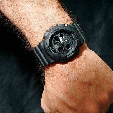RELOJ CASIO G-SHOCK HOMBRE ANÁLOGO GA-100-1A1 - 2