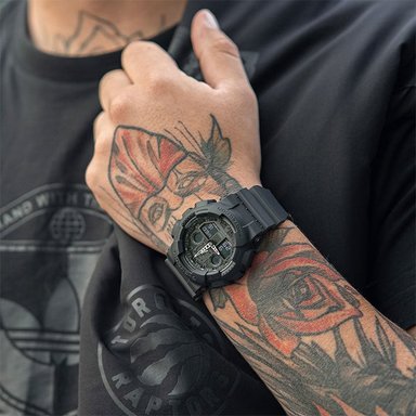 RELOJ CASIO G-SHOCK HOMBRE ANÁLOGO GA-100-1A1 - 4